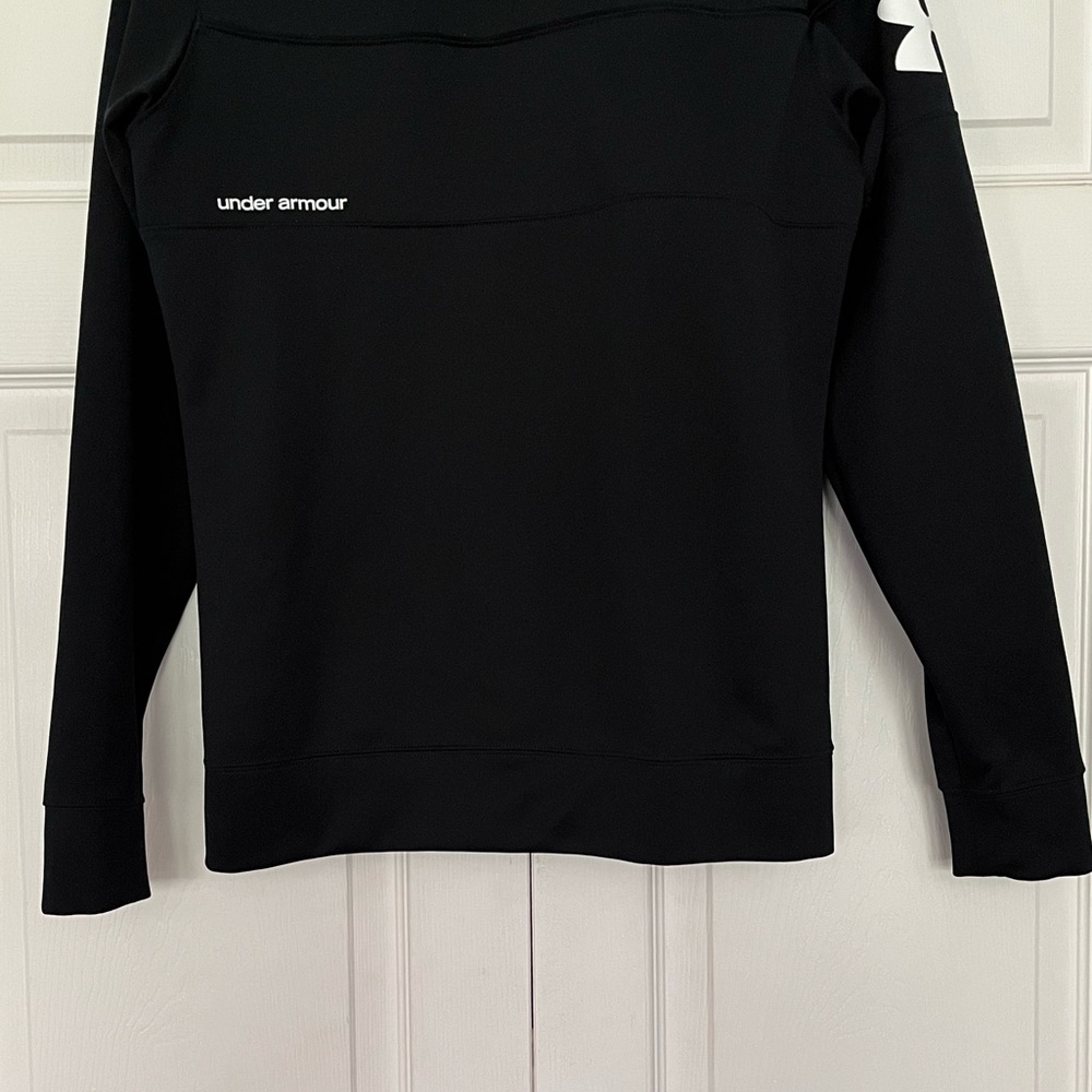 {Under Armour} Hero Semi-Fitted Full-Zip Track Jacket in Black - Women's Small - Picture 7 of 10